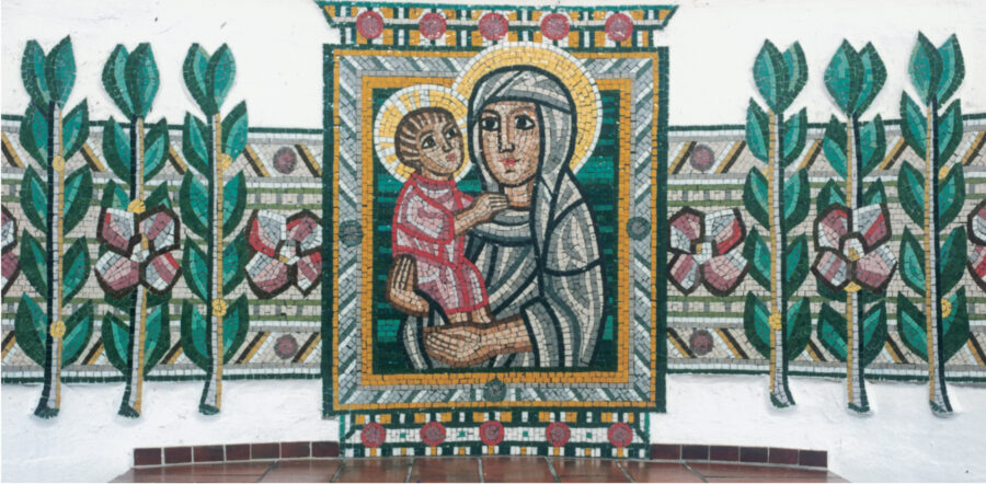 Linnich Hubertuskapelle Muttergottes mit Kind -  HELMUT LANG