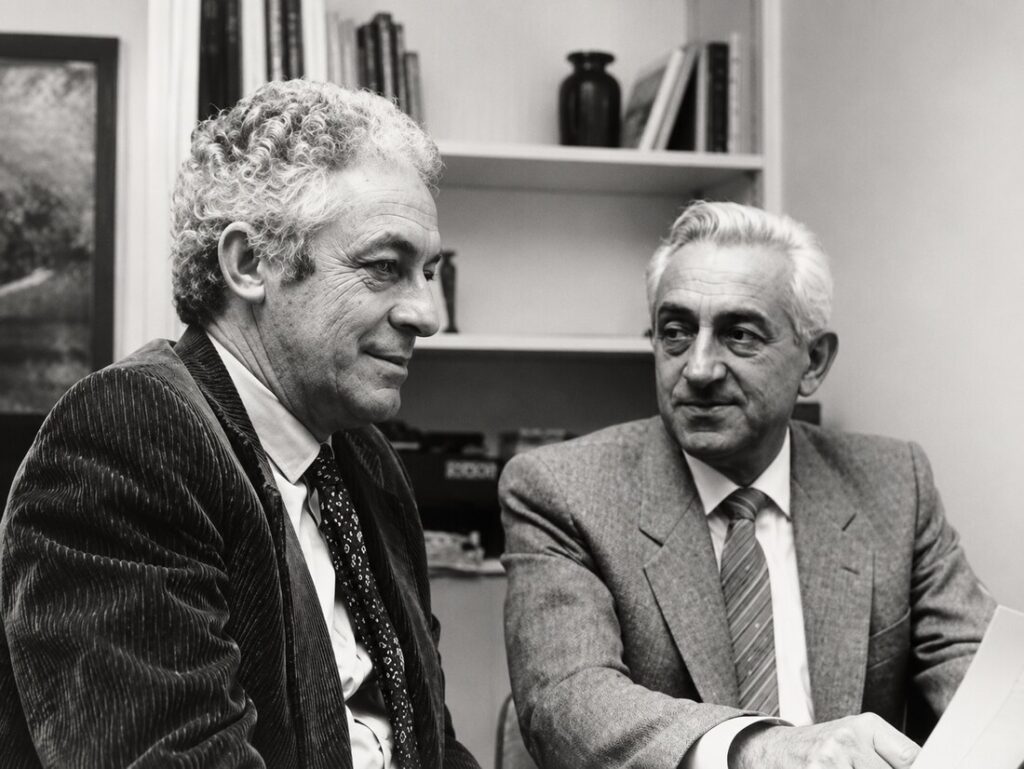 Ludovikus (1928–2006) und Friedrich (1924–2004) Oidtmann